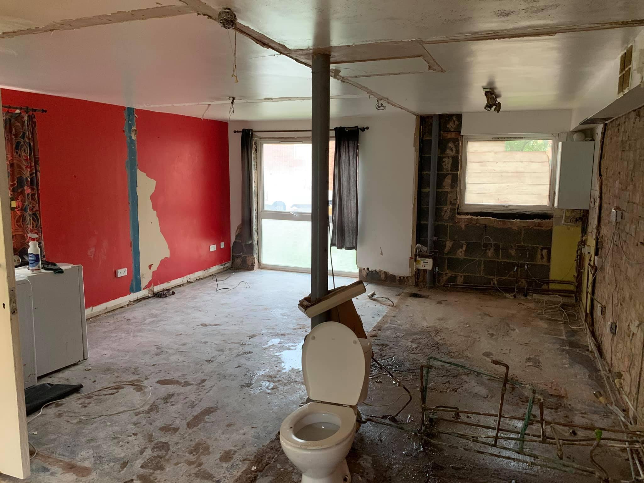 Completed bedroom